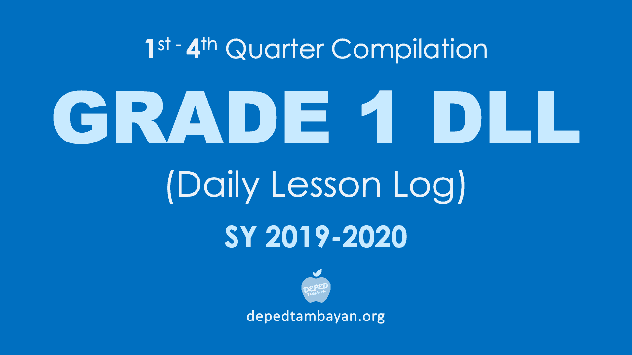Grade 1 Dll Daily Lesson Log Compilation Sy 2019 2020 4457