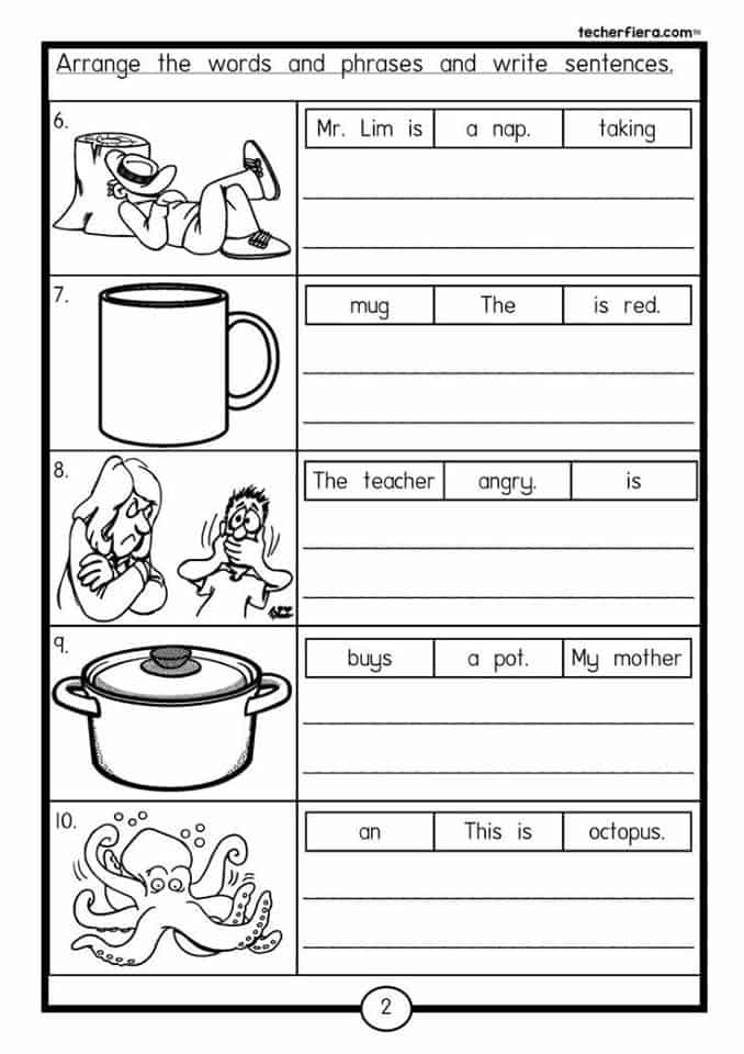 Ready-To-Print English Activity Worksheets