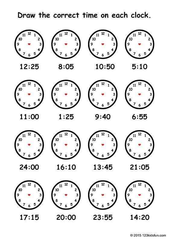 How to Read Time Worksheets