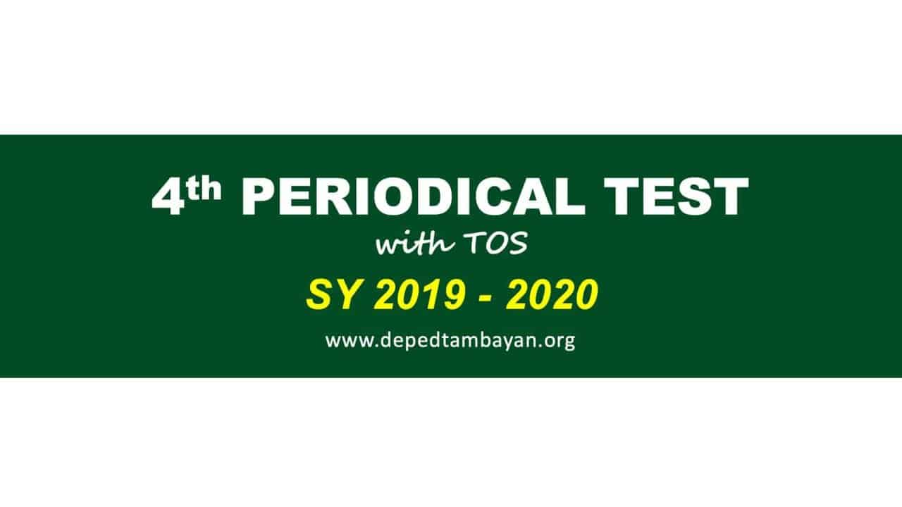 Periodical Tests Deped Tambayan 6168