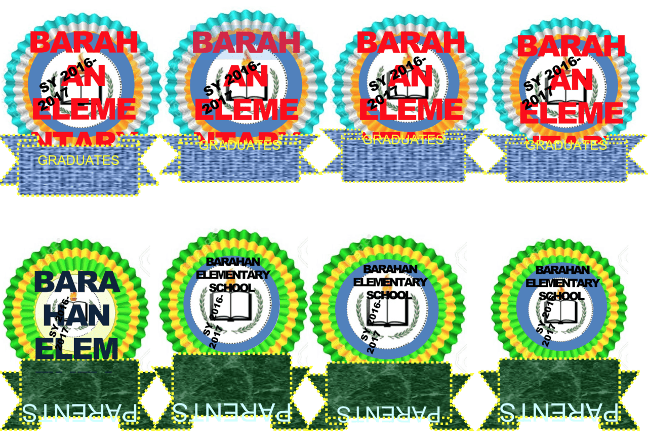 Complete Ribbon Heads for Graduation