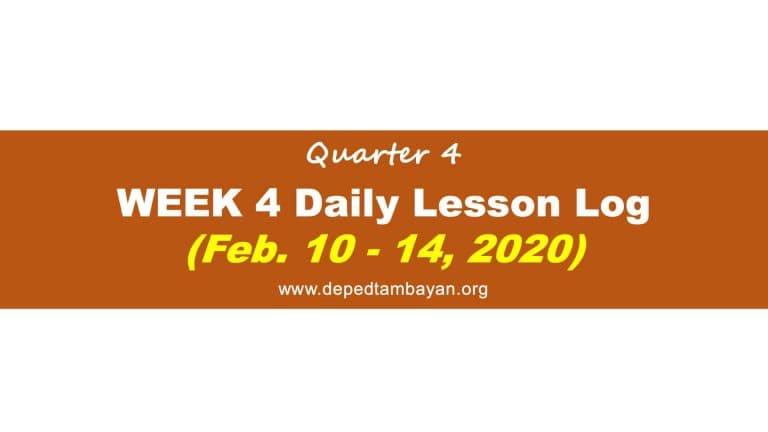 New Nd Quarter Daily Lesson Log Dll Grade Sy Deped Rd