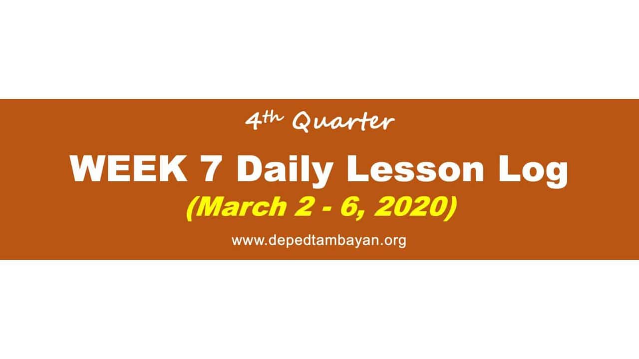 4th Quarter K-12 DLL – Daily Lesson Log | SY 2019 – 2020