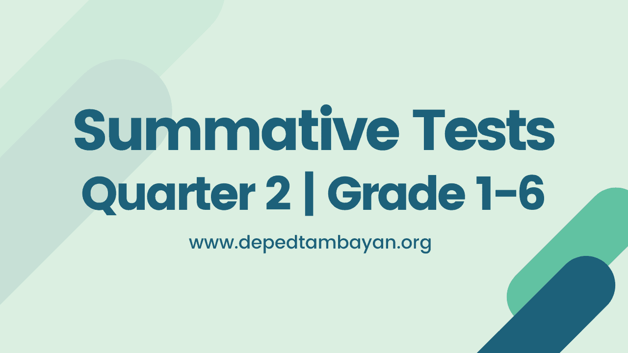 Summative Test Grade 6 9536