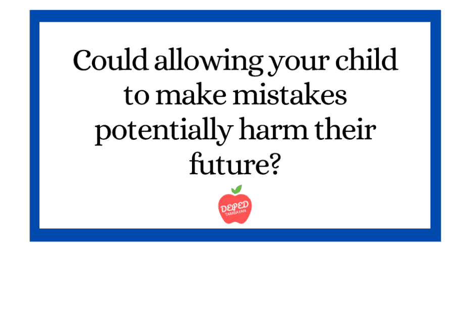 Dangers of Tolerating Your Kid's Mistakes